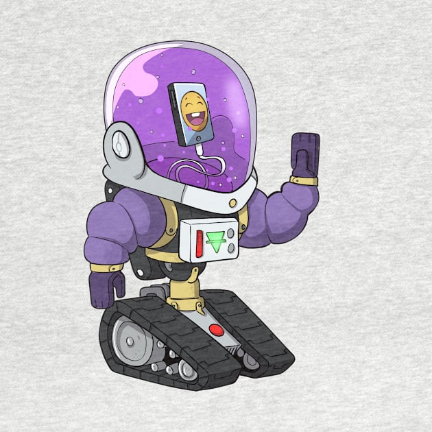 Tiny Hats Space Robot "Fone-Bot" by hiwez